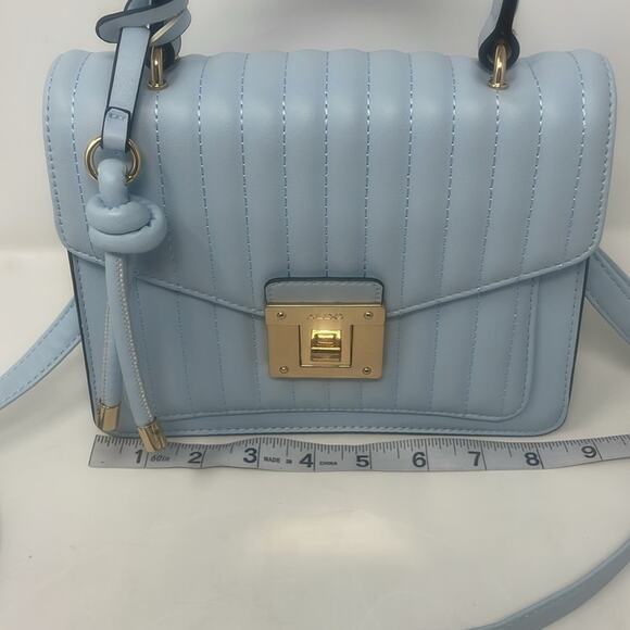 NWOT Aldo Crossbody Shoulder Bag Spring Classic Vegan with Detachable Strap - Picture 2 of 10